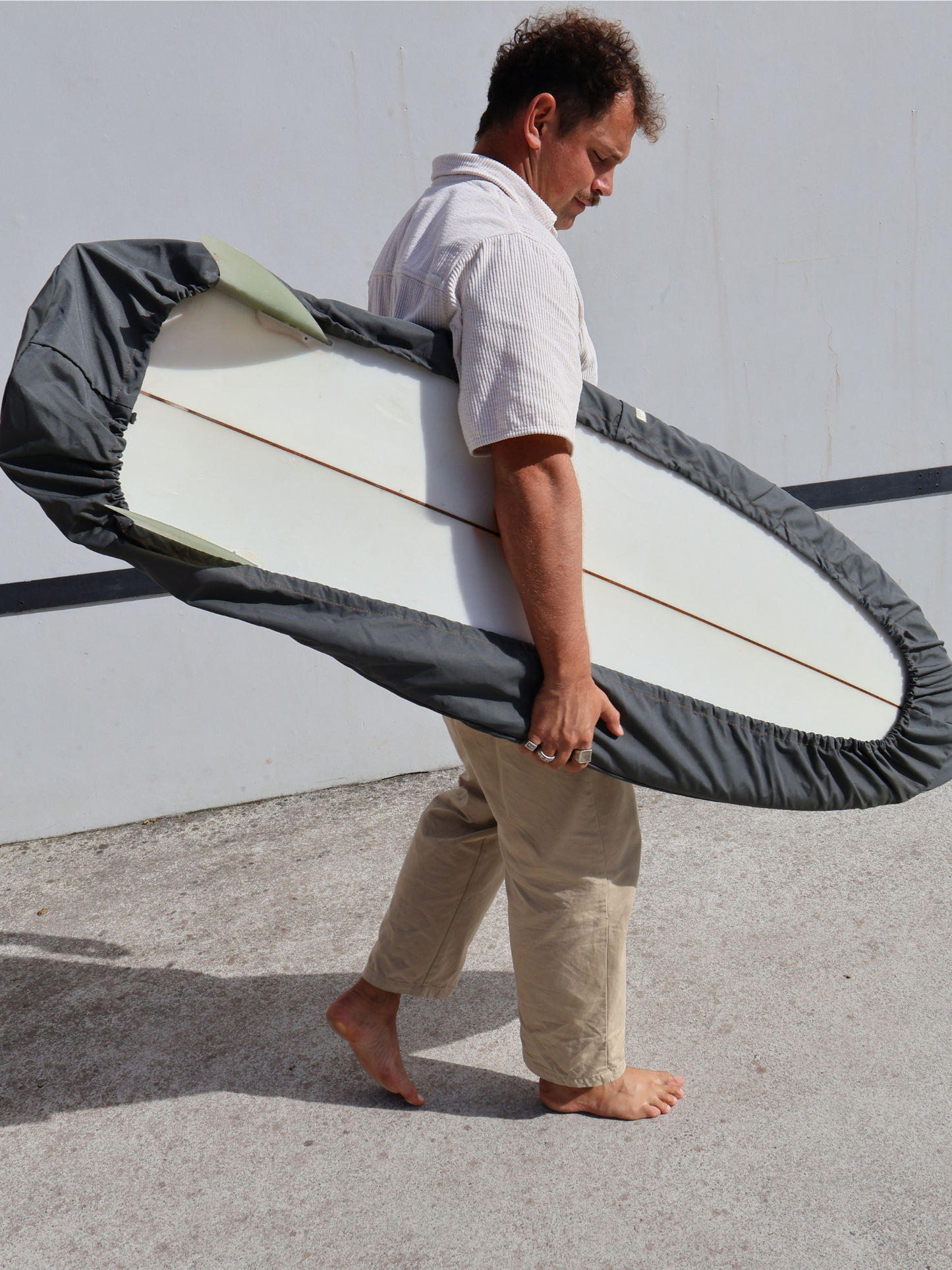 CARBON 5' – 5'11 SHORTBOARD COVER (SIZE XS)