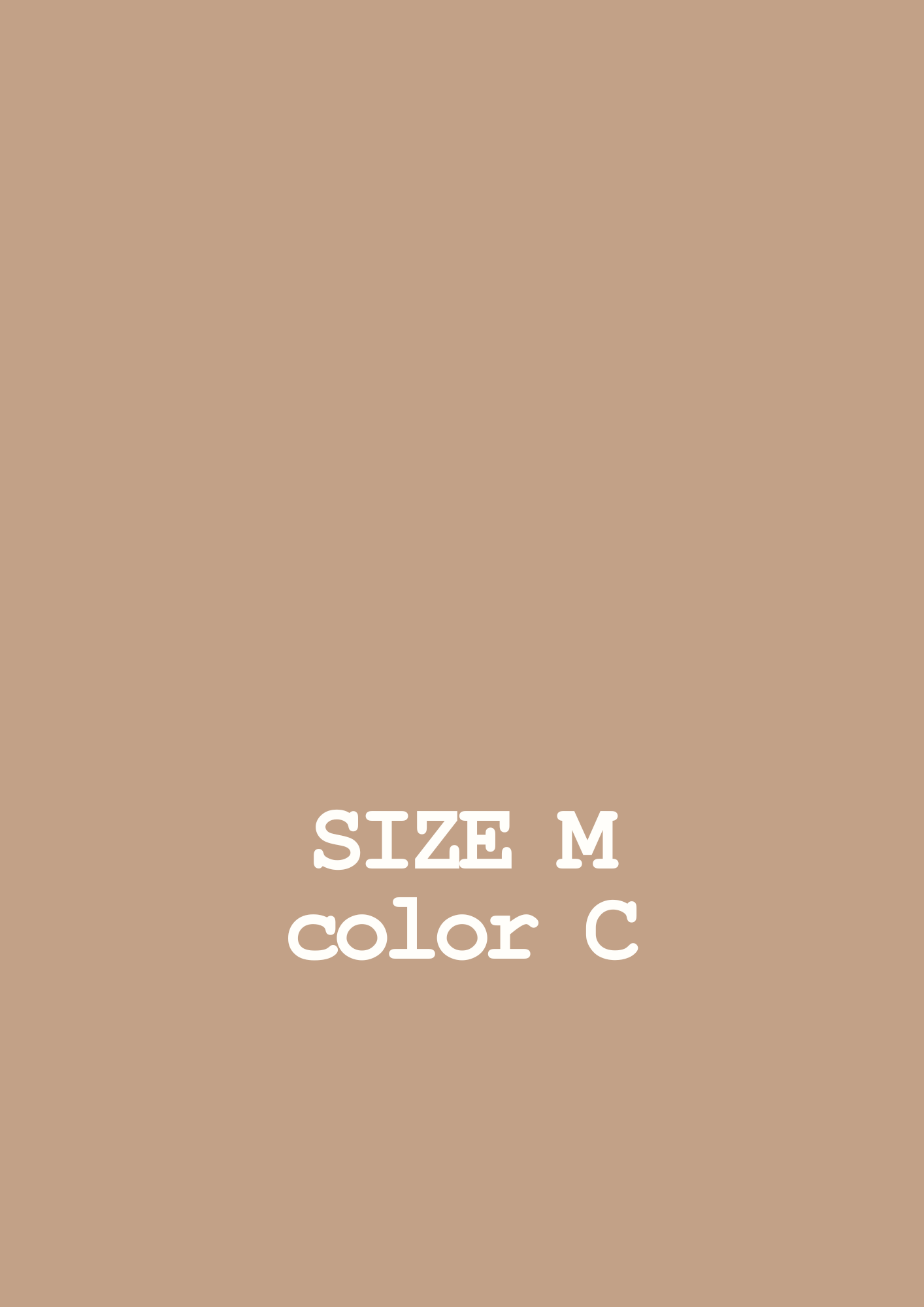 Product Size M Color C