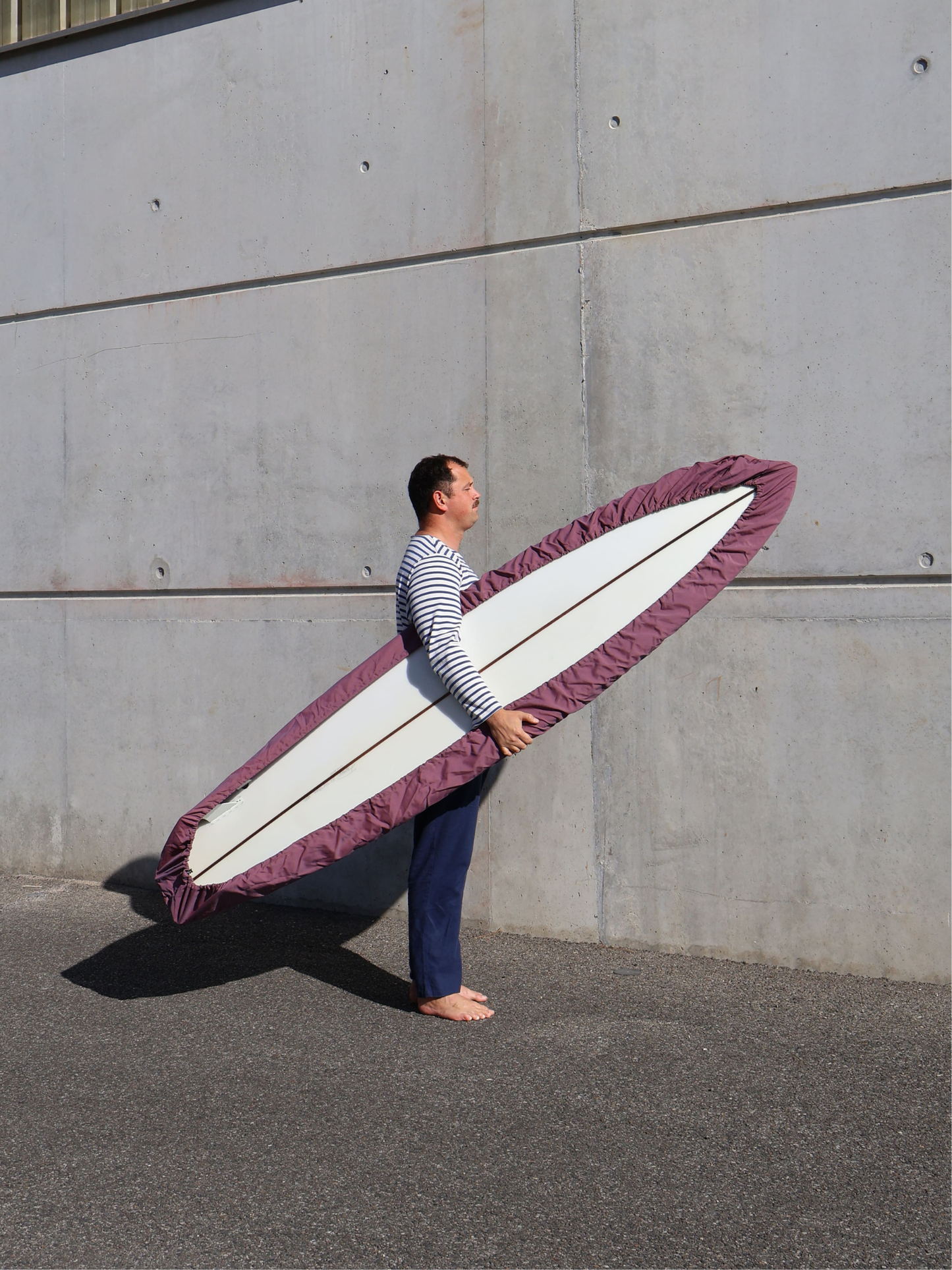 Wine 8'-8'8 Minilog Surf Board Cover (Size L)