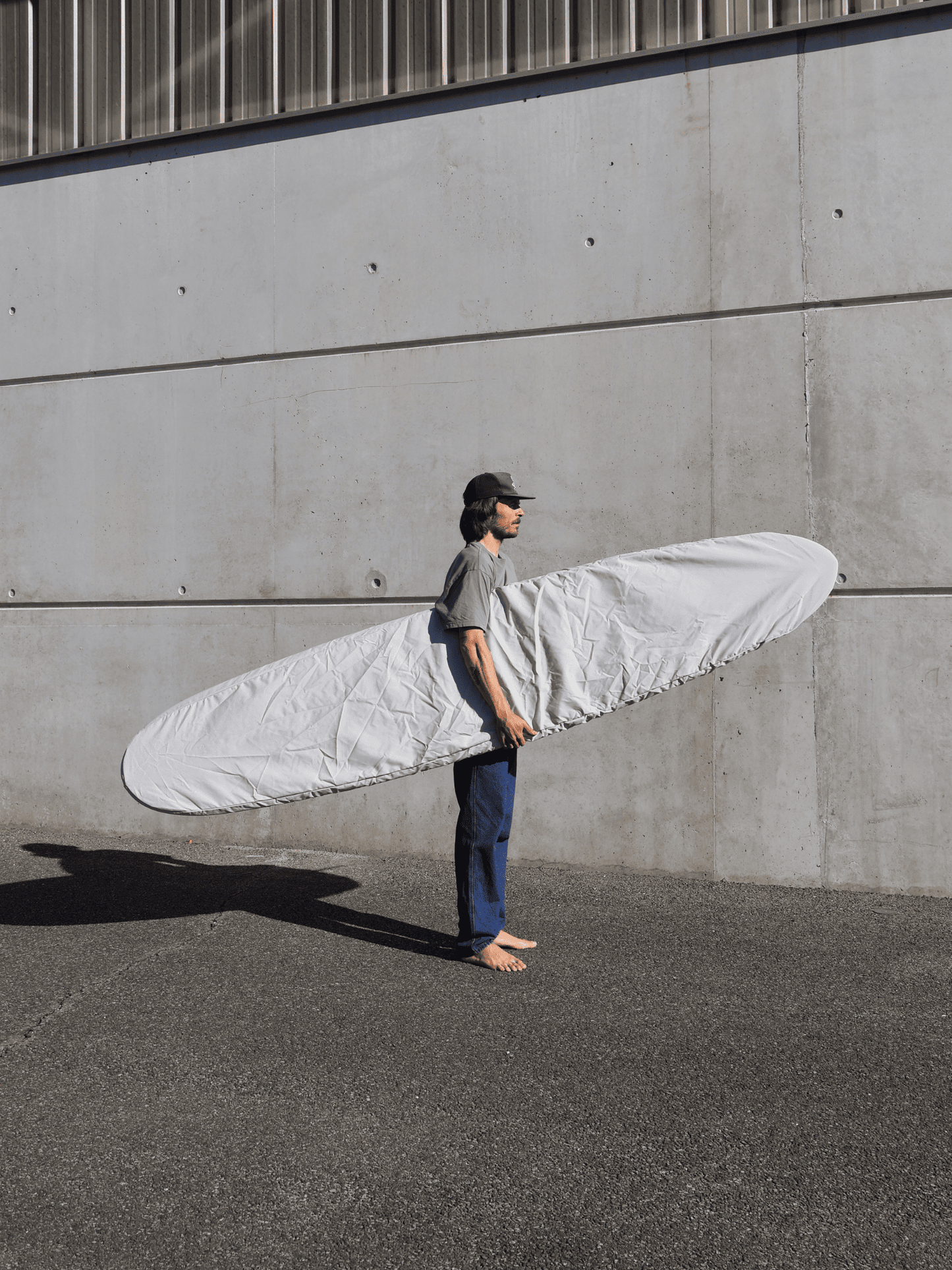Concrete 9'-9'8 Longboard Surf Board Cover (Zize XL)