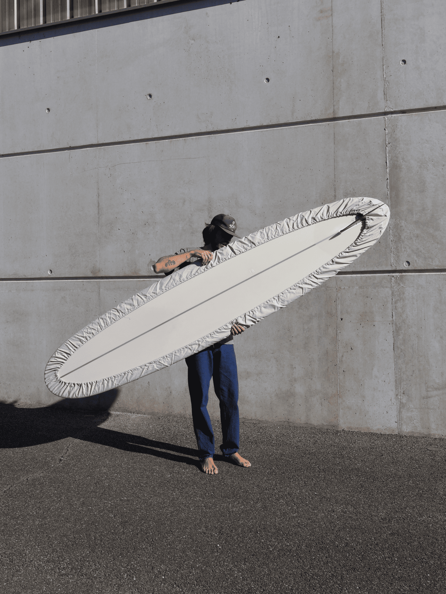 Concrete 9'-9'8 Longboard Surf Board Cover (Zize XL)